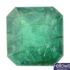 Square-shape emerald, 1.92ct