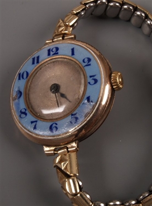 Rolex - a lady's circular watch head the dial