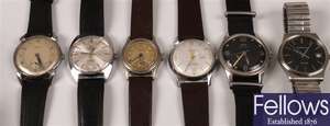 Six assorted gentleman's watches to include
