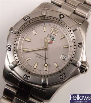 TAG - a gentleman's steel 2000 quartz model watch