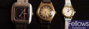 BULOVA - a gold plated Accutron with gold