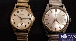 Garrard - a gentleman's 1960's 9ct gold watch