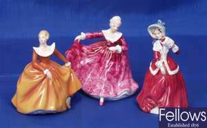 3 R. Doult miniature figures