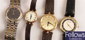 GUCCI - eight ladies and gentleman's watches to