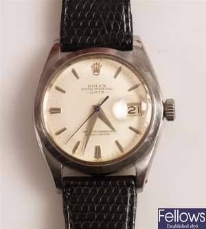 ROLEX - a gentleman's Oyster Perpetual Date with