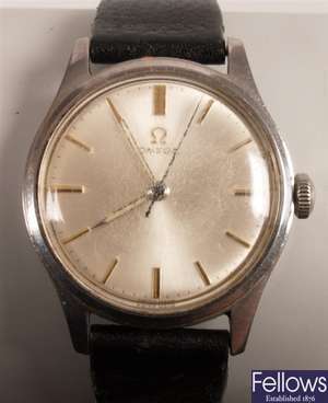OMEGA - a gentleman's steel automatic wind watch