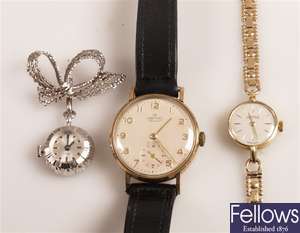 Three watches, to include an 18ct gold lady's