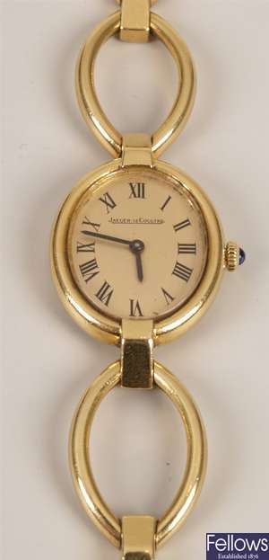 JAEGER - LECOULTRE - 18ct gold ladies maunal