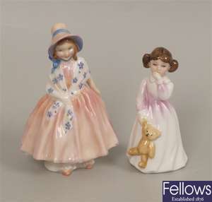 Three Royal Doulton figurines to include Lily, HN