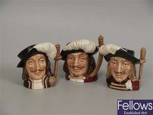 A set of three Royal Doulton character mugs, The