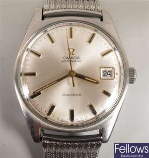 OMEGA - a gentleman's stainless steel Omega
