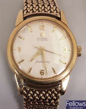 OMEGA - a gentleman's 1960s 18ct automatic