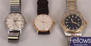 Three gentelman's wrist watches to include a