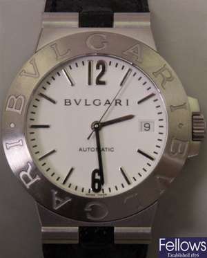 BULGARI - a gentleman's automatic wrist watch the