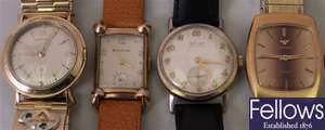 Four twentieth century gentleman's watches to
