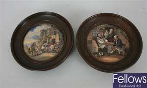 A collection of six 19th century Staffordshire