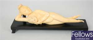 A late 19th century Oriental carved ivory doctors