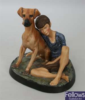 A Royal Doulton ceramic figure 'Buddies' HN 2546