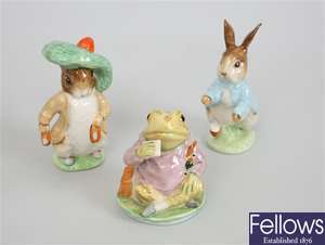 Four Beatrix Potter's figures to include