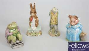 Four Beatrix Potter's figures to include 'Sir
