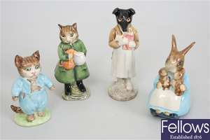 Four Beatrix Potter's figures to include
