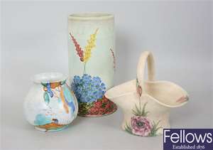 Eight pieces of assorted Eradford hand painted