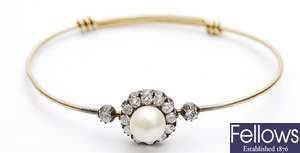 An early/mid 20h century cultured pearl and