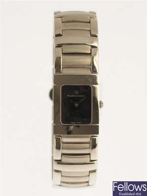 MAURICE LACROIX - a stainless steel quartz lady's