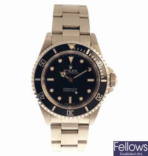 ROLEX - a stainless steel automatic gentleman's