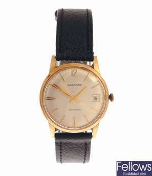 GARRARD - a manual wind gentleman's wrist watch,