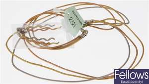 (102002241) 18ct link bracelet, 18ct fancy earring
