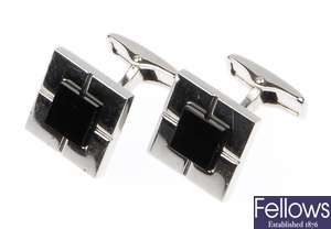 Dunhill - Two pairs of cufflinks, to include a