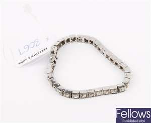 (107189322) 18ct gem set bracelet