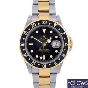 (36130) Rolex - Gentlemans GMT master bi-coloured