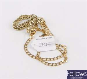 (304269715)  link bracelet, ring curb necklet