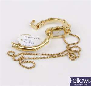 (304268980)  rope chain, ring pendant, ring lady's watch