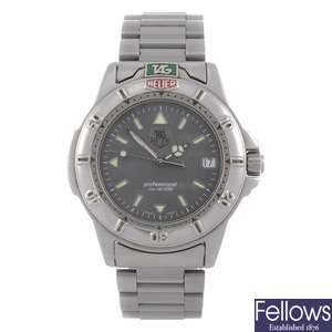(0053911) s/steel tag heuer watch