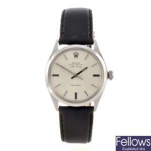 (304272122) A stainless steel automatic gentleman's rolex wrist watch.