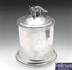 Edwardian silver box