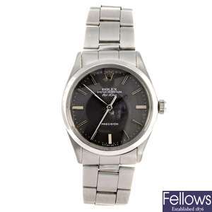 A stainless steel automatic gents Rolex Air King bracelet watch