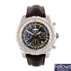 A stainless steel automatic gentleman's Breitling for Bentley wrist watch.