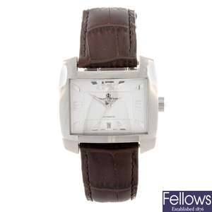 A stainless steel automatic gents Baume & Mercier wrist watch