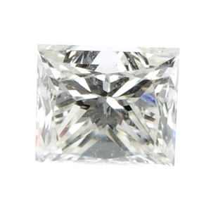 A loose square-shape diamond of 0.50ct.