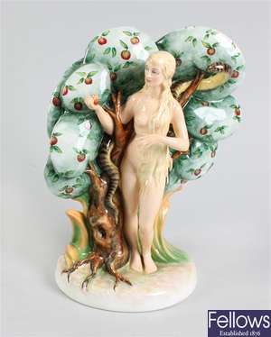 A Royal Doulton bone china figurine modelled as Eve