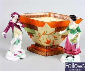 A pair of Spode bone china 'Chelsea Figurines'