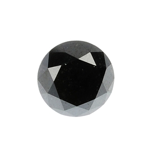 A loose brilliant-cut black diamond of 2.09cts.
