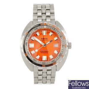 A stainless steel automatic gentleman's Doxa Seaconqueror Sub 5000T Professional bracelet watch.