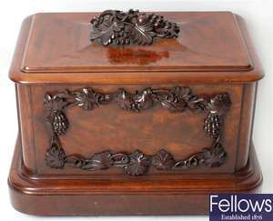 A fine early Victorian mahogany wine cooler
