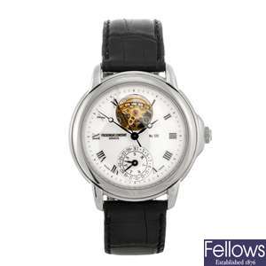 A stainless steel automatic gentleman's Frederique Constant Heart Beat wrist watch.