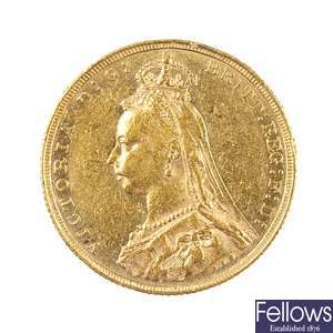 Victorian Sovereign 1888, jubilee head.